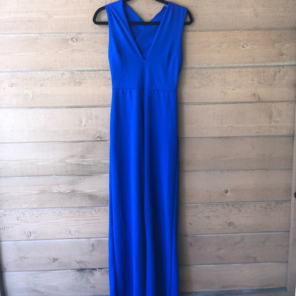 Lulu’s “Thinking Out Loud” Blue Jumpsuit
